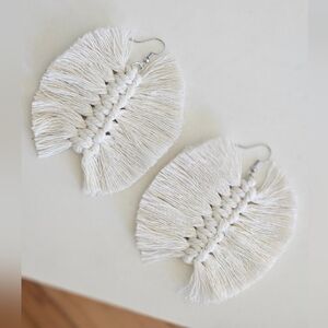 Elegant Handmade Macrame Earrings
